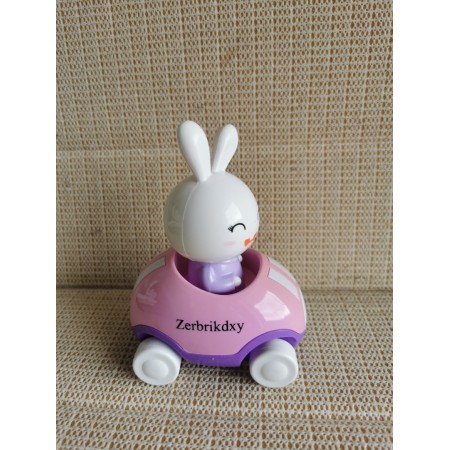 Zerbrikdxy Adventures Little Buggy Vehicle Preschool Toy for Ages 3 and Up (Rabbit in Helicopter)